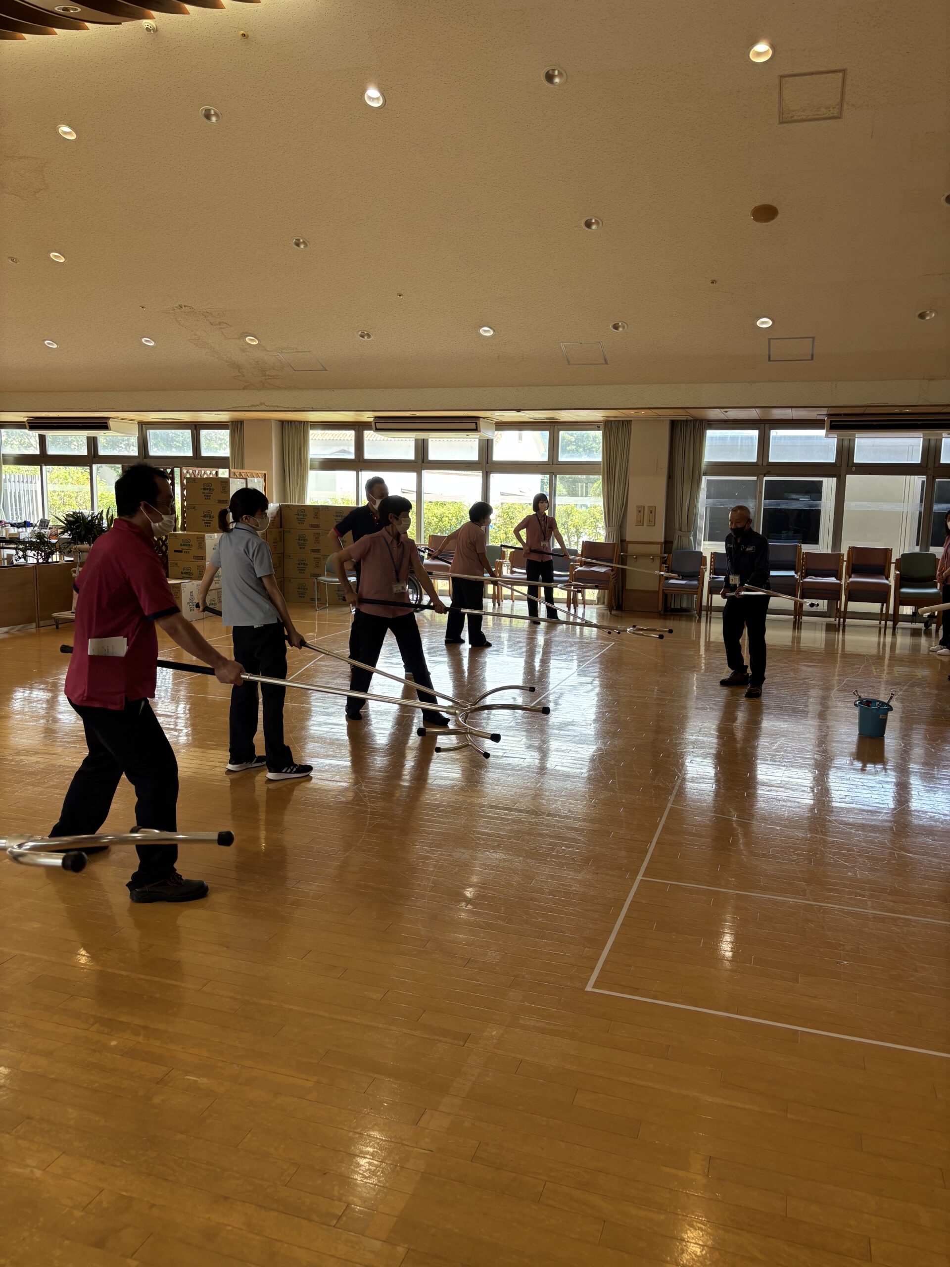 さすまた訓練